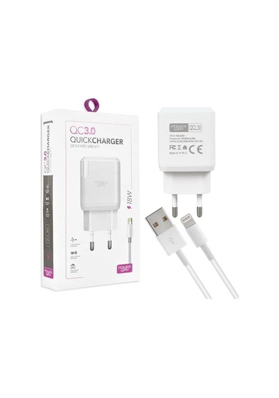 Powerway Qcl30 Hızlı 3000 Ma 18 Watt Lightning Şarj Kafa Başlık Adaptörü Diğer