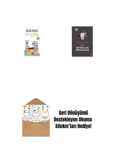 Eskici Ve Oğulları Midi Boy + Kaybolan Romanlar + Okuma Sticker'ları