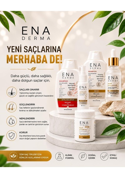 Tr Derma Hair Serum Saç Dökülmesine Karşı Biotin, Procapil Ve Vitamin Kompleksli Saç Bakım Serumu