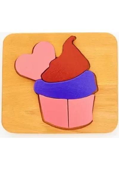 Wood&joy Cup Cake Puzzle