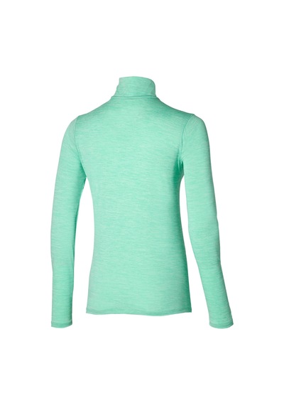 Mizuno Mızuno Impulse Core Kadın Uzun Kollu Yarım Fermuarlı Sweatshirt Yeşil