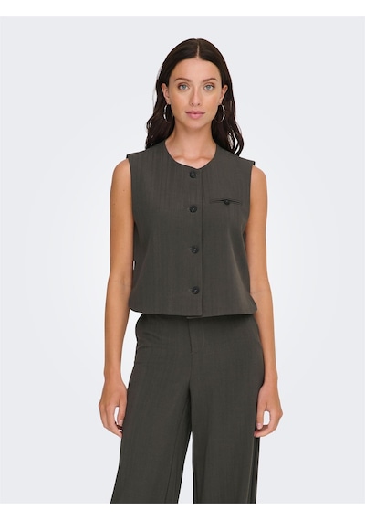 Only Onlmateo Lıfe S/l Strıpe Vest Cc Tlr Kadın Siyah Yelek - 15351087