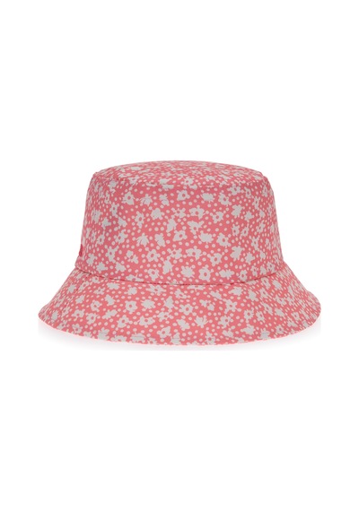 U.S. Polo Assn. Kız Çocuk Pembe Desenli Bucket Şapka 50312277-VR041