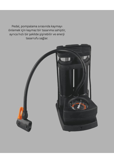 Ayak Basmalı Hava Pompası, Şişme Ürünler Ve Lastikler İçin