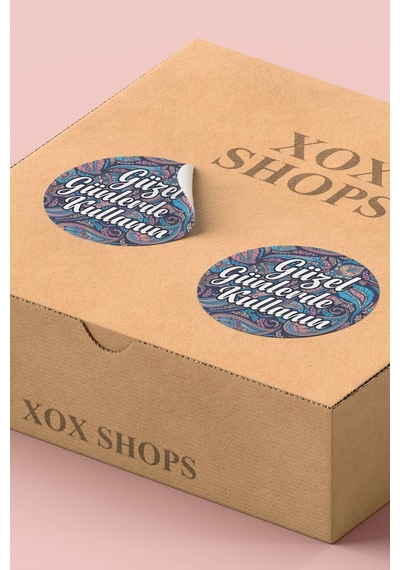 Güzel Günlerde Kullanın Kargo Sticker 3x3cm St2167 Çok Renkli