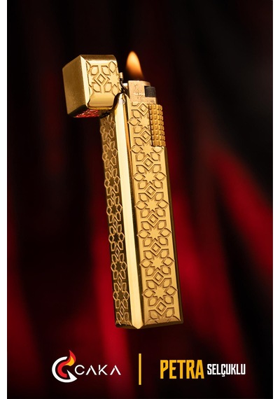 Caka Lighter Petra Selçuklu Benzinli Çakmak - Ckl-059