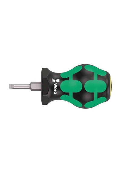 Wera 335 Stubby Topaç Düz 0,6x3,5x25mm Tornavida 05008840001