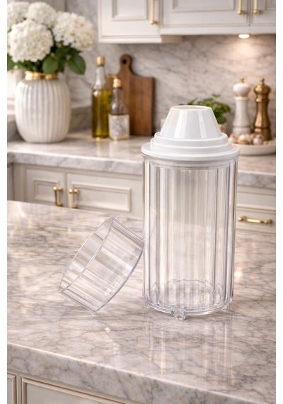 Decorev 3lü Erzak Saklama Kabı Br-6818 1300 Ml Şeffaf