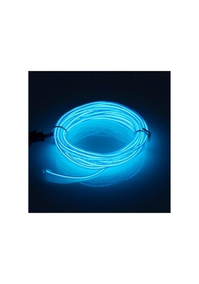 Araç Araba Içi Torpido Ledi Renkli Ip Neon Led 2 Metre Mavi,neon-005