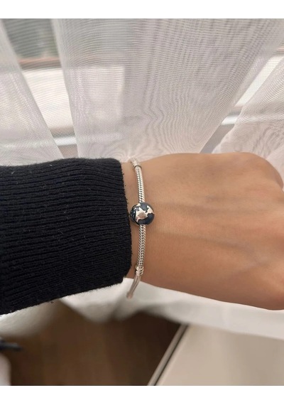 Mavi Dünya Klips 925 Ayar Gümüş Charm