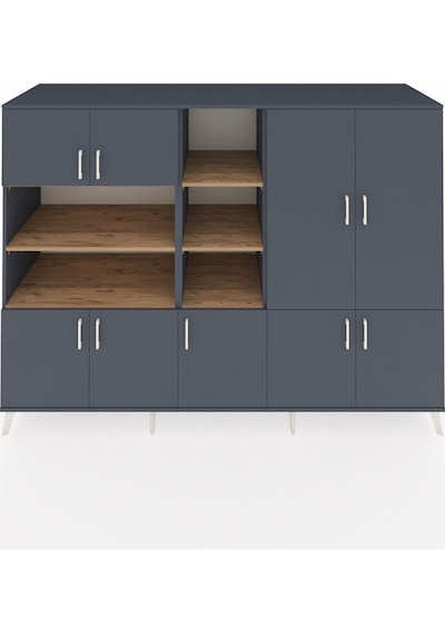 Kronos Dolap 14 Raflı 9 Kapaklı 220x59x163 Antrasit-antrasit/çam Antrasıt/atlas Çam - Antrasıt Kronos Dolap 14 Raflı 9 Kapaklı 220x59x163 Antrasit-antrasit/çam Antrasıt/atlas Çam - Antrasıt
