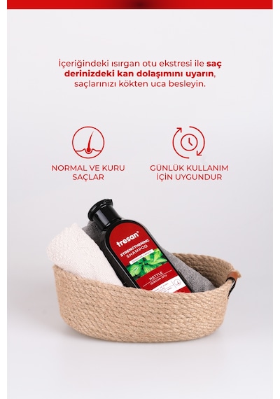 Isırgan Otu Dökülme Karşıtı Şampuan Normal Ve Kuru Saçlar Için 300 Ml X 2 Adet Dökülen