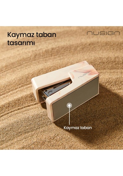 Mini Zımba Makinesi 12 Yaprak Kapasiteli 24/6 26/6 Beyaz