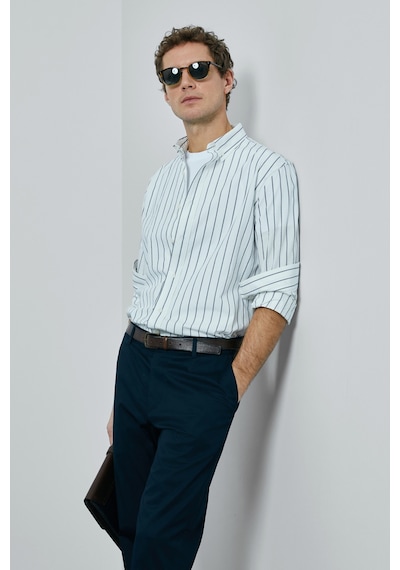 Lufian Erkek Regular Fit Nıcer Basic Gömlek 111010639 Lacivert Lacivert