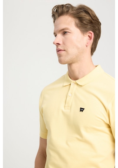Regular Fit Normal Kesim Polo Yaka %100 Pamuk Sarı Tişört W7D5K4XX2TXCU Sarı