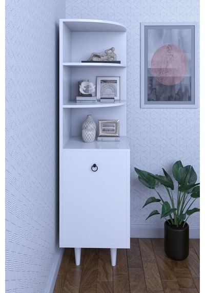 Eylül Köşe Dolap Dekoratif Şık Çok Amaçlı