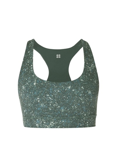 Sweaty Betty Sweaty Betty Super Soft Reversible Kadın Yeşil Yoga Bra 44051 Yeşil