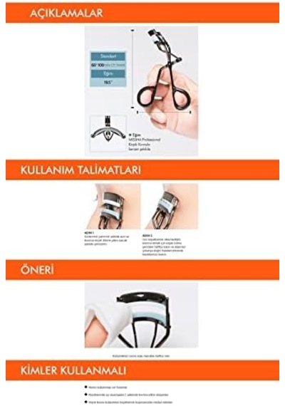 3 Kat Güçlü Kirpik Kıvırıcı 3-wave Eyelash Curler 4 Renk