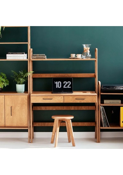 Woodesk Brisa Ahşap Çalışma Masası 140x120 Tik Renk CPT4641-120