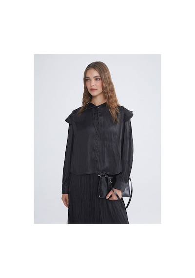LC Waikiki Alıta Cıty Farkıyla Lcw Modest Siyah Saten Düz Bağlamalı Yaka Uzun Kollu Kadın Bluz Siyah - 929700777 Siyah LC Waikiki Alıta Cıty Farkıyla Lcw Modest Siyah Saten Düz Bağlamalı Yaka Uzun Kollu Kadın Bluz Siyah - 929700777 Siyah