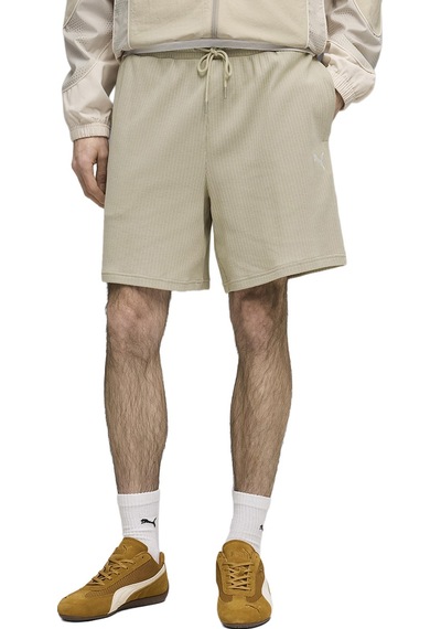 Puma Wardrobe Essentials Erkek Bej Günlük Stil Şort 63436761 Bej