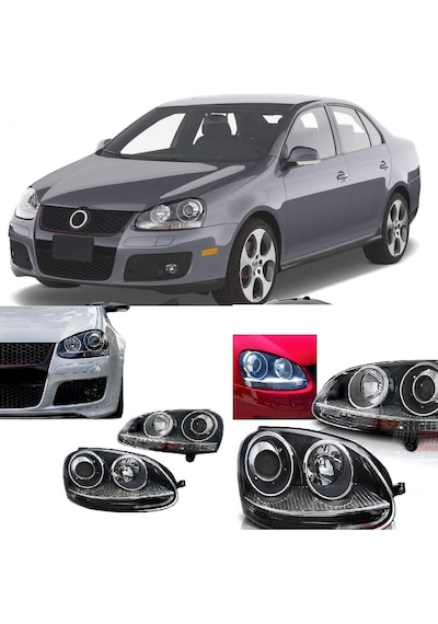 Vw Jetta 2005.2011 Yumlu Krom R32 Mercek Far
