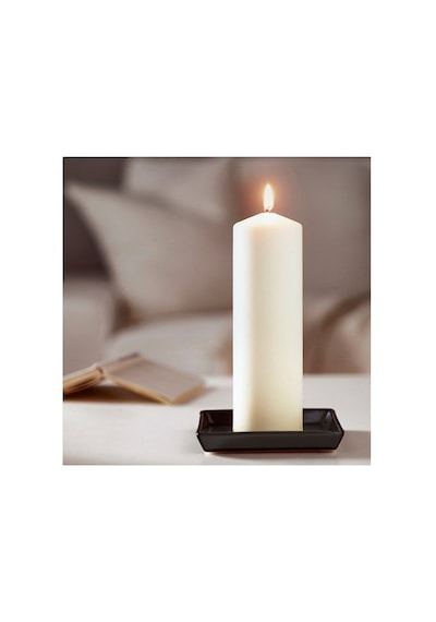 Ikea Fenomen Blok Mum 7,8 X 20 Cm Beyaz