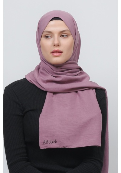 Altobeh Caz Pamuk Tesettür Kadın Şal - Koyu Pembe