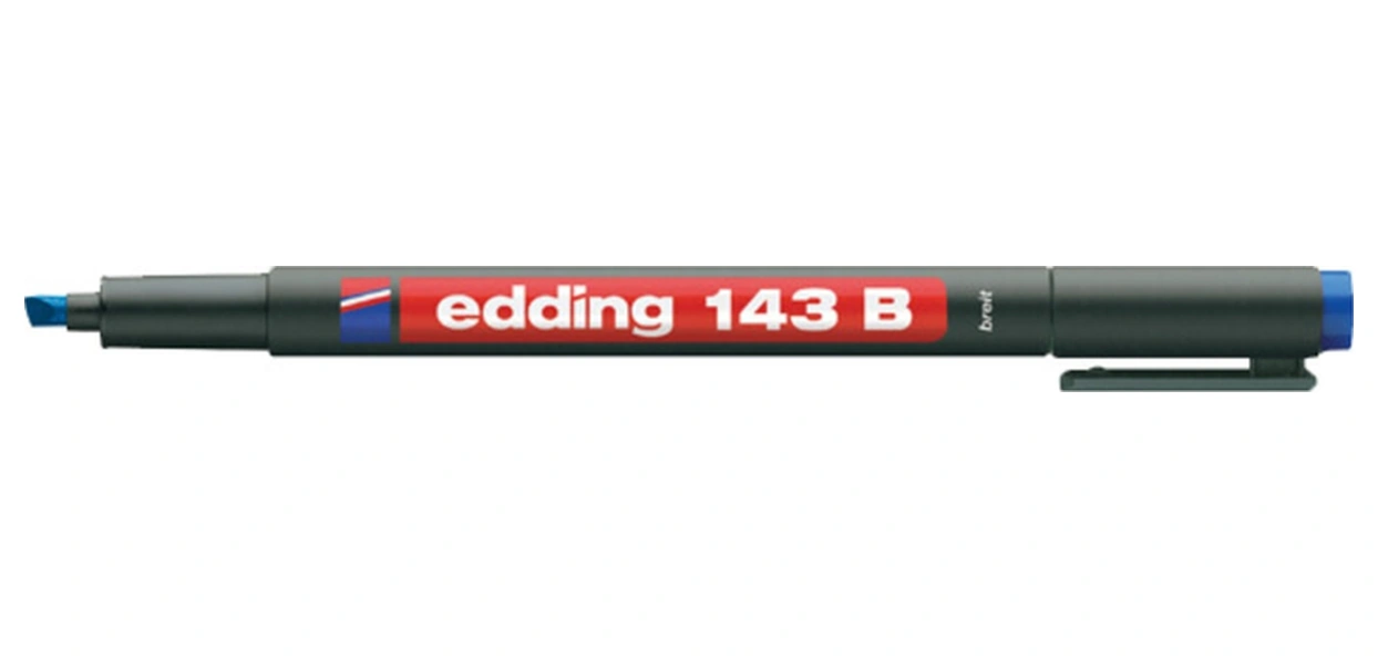 Asetat Kalemi Permanent B Seri 1-3 Mm Mavi 143 B