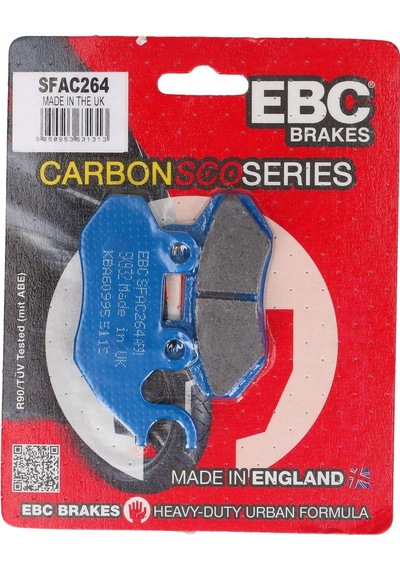 Ebc Sfac264 2010-2015 Sym Hd2 200i Uyumlu Ön Fren Balatası Karbon Balata