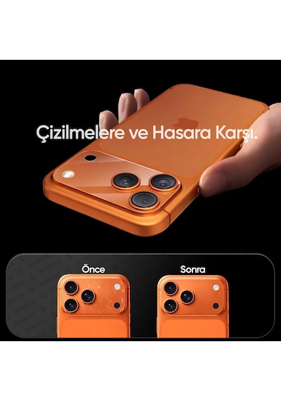 İphone 17 Pro Max İçin Kolay Kurulum Kamera Adası Lens Etrafı Koruyucu Tpu Film Tam Kaplayan Koruma 2 Li Paket 18 Serisi Uyumlu Değildir 17 Pro Max