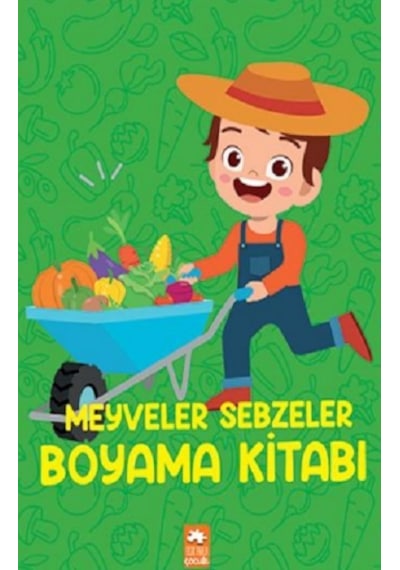Meyveler Sebzeler Boyama Kitabı- Eksik Parça