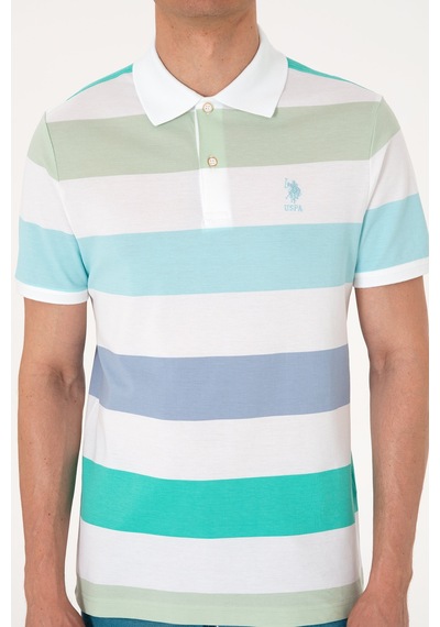 U.s. Polo Assn. Erkek Aqua Tişört 50299945-vr007 Aqua