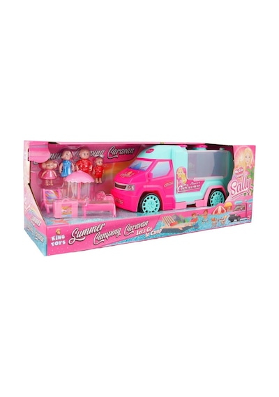 King Toys Summer Camping Caravan Sally'Nin Yaz Kampı Karavanı Aksesuarlı