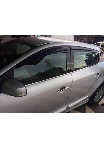 Renault Megane Cam Çıtası Alt - Krom 6 Parça 2008-2016 Arası, Hb