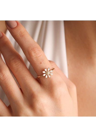 Altın Papatya Yüzük 14K 530501019