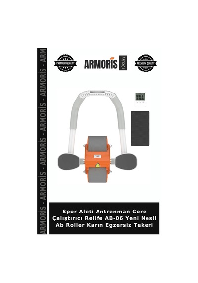 Spor Aleti Antrenman Core Çalıştırıcı Relife Ab-06 Yeni Nesil Ab Roller Karın Egzersiz Tekeri