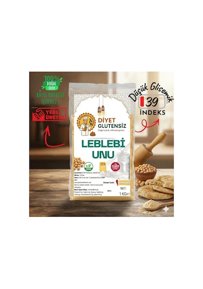 Glutensiz Leblebi Unu 1 Kg