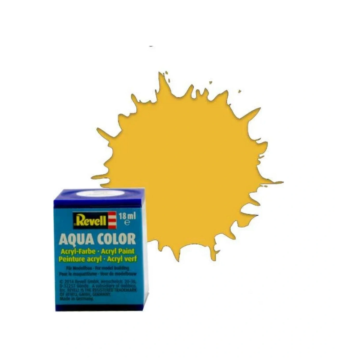 Aqua Color Sandy Yellow - Mat Boya- 18 Ml 1