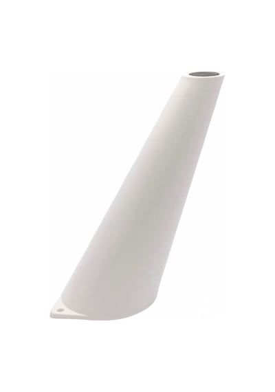 Eymenyapimarket Retro Açılı Konik Plastik Mobilya Ayak Koltuk Ayağı 15 Cm