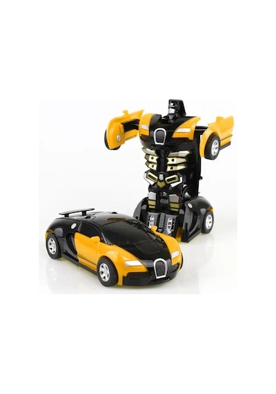 Transformers Oyuncak Araba Bumblebee Robota Dönüşebilen Yellow