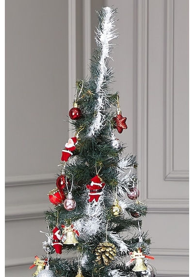 Waldern Luxury Series Yılbaşı Çam Ağacı Plastik Ayaklı 150 CM 260 Yeşil Dal
