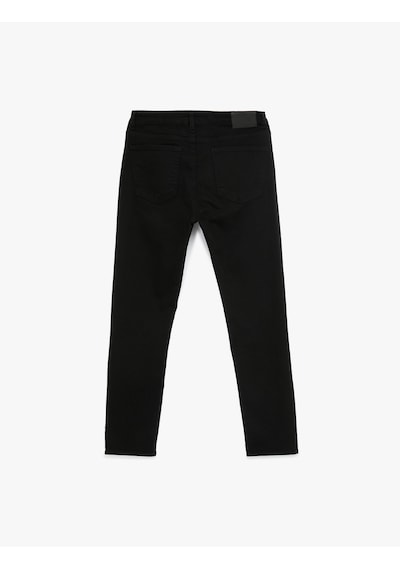 Koton Pamuklu Normal Bel Slim Fit Jean Pantolon - Brad Jean Siyah 6wam40023nd Siyah