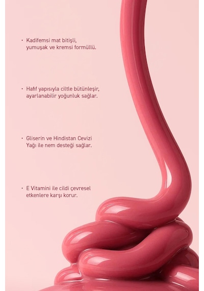 Alix Avien Yoğun Pigmentli E Vitaminli Mat Bitişli Kremsi Likit Allık - Liquid Blusher 04 Pinkish Terracotta