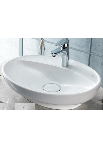 Turkuaz Seramik Cerastyle Lal C Serisi 60 x 45.5 CM Tezgah Üstü Lavabo
