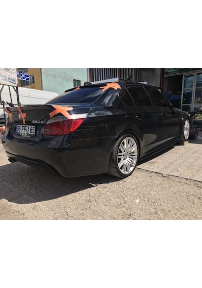 Bmw E60 Marşpiyel Lipi - Abs Plastik - Parlak Siyah