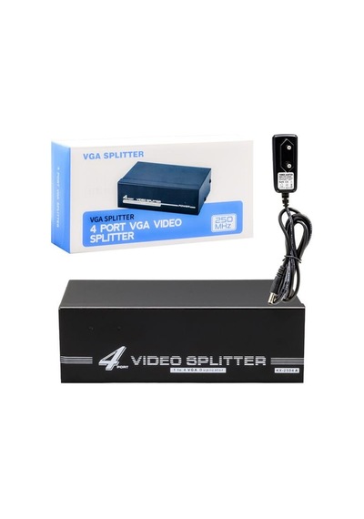Pm-6228 4 Portlu 250 Mhz Monitör Çoklayıcı Vga Splitter Dağıtıcı