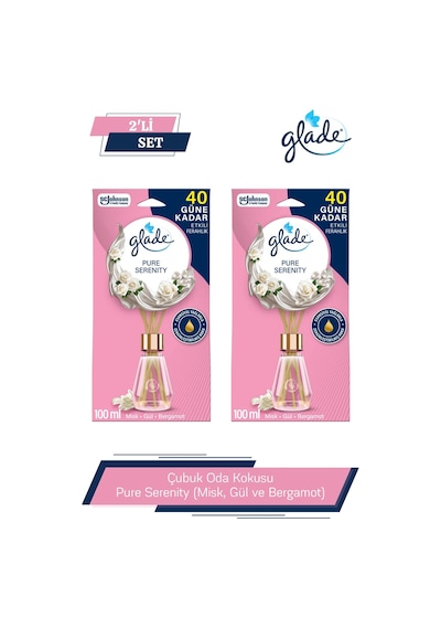 Çubuklu Oda Kokusu Pure Serenity 2'li Set 100 Ml