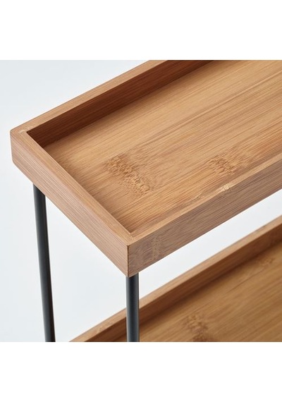 Ikea Nålblecka Tezgah Üstü Düzenleyici, Metal-bambu, 38x13x28 Cm