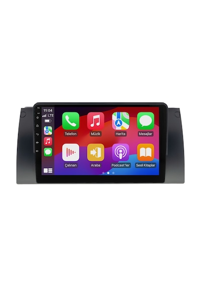 Bmw 5 Serisi E39 Android Multimedya Sistemi 1996-2004 4gb Ram, 64gb Hafıza, Bluetooth, Carplay & Android Auto Kamera  9"